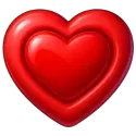 Red heart candy