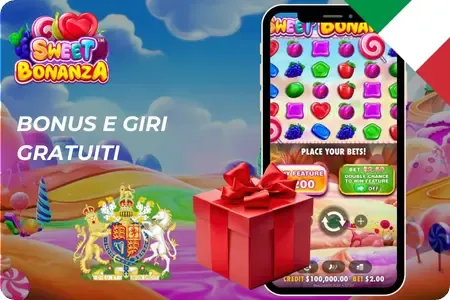Bonus e giri gratuiti Sweet Bonanza