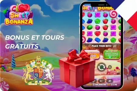 Bonus et tours gratuits Sweet Bonanza