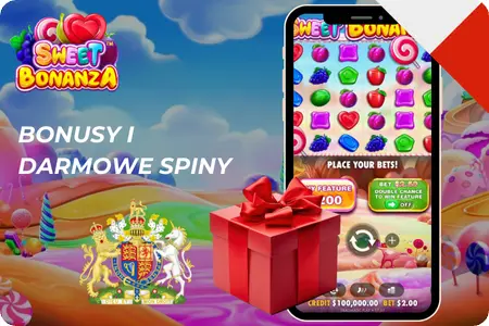 Bonusy i darmowe spiny Sweet Bonanza