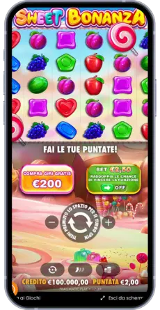 Visita l'app Sweet Bonanza