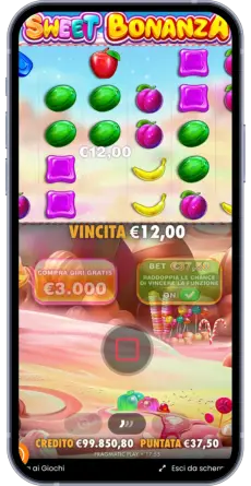 Vincite Sweet Bonanza